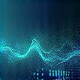Illustration representing real-time data streams
