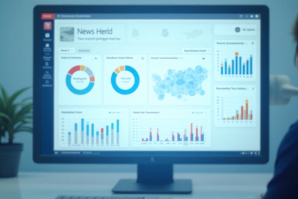 Screenshot of the Media Intelligence Platform dashboard overview
